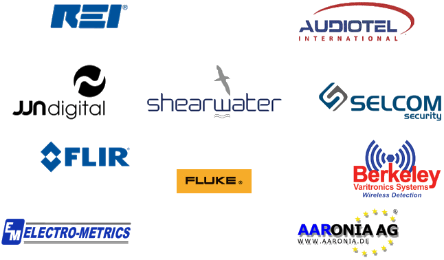 Risk3 technology partners: REI, Audiotel International, JJN Digital, Shearwater, Selcom Security, FLIR, Fluke, Berkeley Varitronics, Electro-Metrics, Aaronia AG